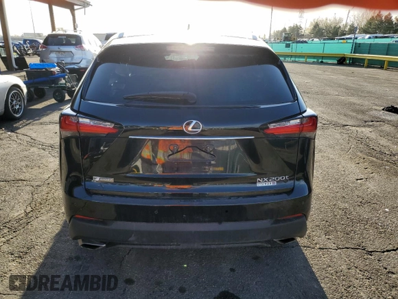 2015 Lexus NX 200t with VIN JTJBARBZ9F2013278, listed as a Copart auction lot 52310695 with 126,068 mi miles and Salvage Title. Bid and sale history available at carsss.com. Image 6.