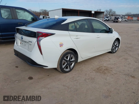 2016 Toyota Prius Four with VIN JTDKARFU3G3021048, listed as a IAAI auction lot 41633306 with 120,632 mi miles. Bid and sale history available at carsss.com. Image 4.