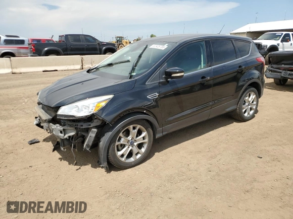 2013 Ford Escape SEL с VIN 1FMCU9H92DUA09513, выставлен на аукционе Copart как лот 60908785 с пробегом 82 348 миль миль и Списание • Salvage title. История ставок и продаж доступна на DreamBid. Изображение 1.