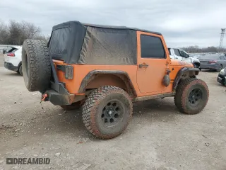 2012 Jeep Wrangler JK Sport S with VIN 1C4GJWAG6CL227139, listed as a Copart auction lot 44497345 with 77,928 mi miles and Salvage Title. Bid and sale history available at carsss.com. Image 3.