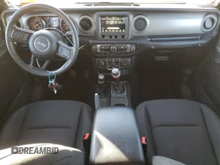 2023 Jeep Wrangler Sport S with VIN 1C4HJXDG7PW533826, listed as a Copart auction lot 86688294 with 40,336 mi miles and Salvage Title. Bid and sale history available at DreamBid. Image 8.