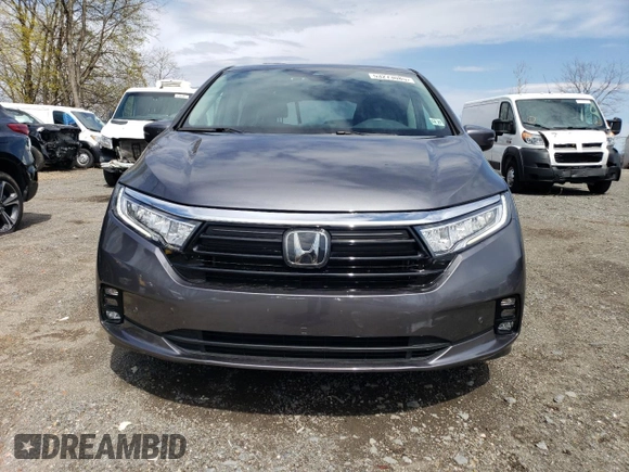 2023 Honda Odyssey Touring with VIN 5FNRL6H84PB019285, listed as a Copart auction lot 53273085 with 29,053 mi miles and Salvage Title. Bid and sale history available at DreamBid. Image 5.