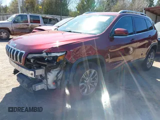 2019 Jeep Cherokee Latitude Plus with VIN 1C4PJLLB9KD312906, listed as a IAAI auction lot 41839763 with 168,248 mi miles. Bid and sale history available at carsss.com. Image 18.