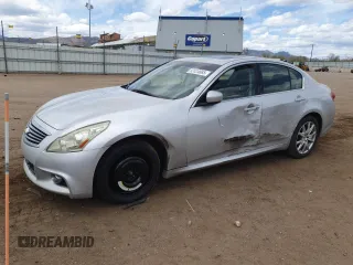 2010 Infiniti G37 x z VIN JN1CV6AR0AM457886, wystawiony jako Copart lot #53124685 z przebiegiem 63 472 mil mil oraz Szkoda całkowita • Salvage title. Historia ofert i sprzedaży dostępna na DreamBid. Obrazek 1.