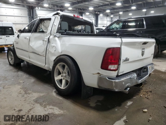 2017 Ram 1500 Big Horn with VIN 3C6RR7LT5HG505218, listed as a Copart auction lot 81803064 with 161,667 mi miles and Salvage Title. Bid and sale history available at carsss.com. Image 2.