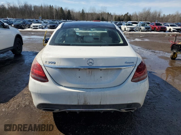 2019 Mercedes-Benz C 300 with VIN 55SWF8EB6KU299367, listed as a Copart auction lot 48035185 with 49,589 mi miles and Salvage Title. Bid and sale history available at carsss.com. Image 6.