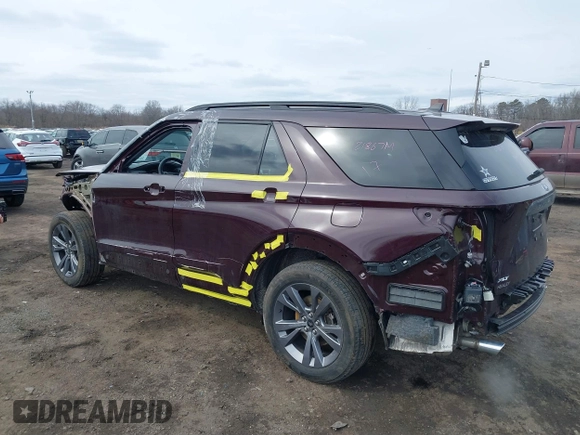 2023 Ford Explorer XLT with VIN 1FMSK8DH7PGB42506, listed as a IAAI auction lot 41610279 with 30,803 mi miles and . Bid and sale history available at carsss.com. Image 20.