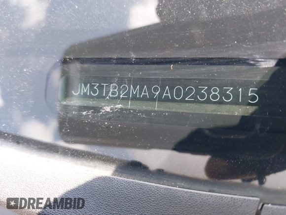 2010 Mazda CX-9 Sport with VIN JM3TB2MA9A0238315, listed as a IAAI auction lot 42421711 with 164,688 mi miles and . Bid and sale history available at DreamBid. Image 9.