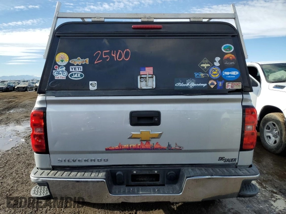 2014 Chevrolet Silverado 1500 Work Truck with VIN 1GCVKPEH1EZ217552, listed as a Copart auction lot 43278625 with 71,672 mi miles and Salvage Title. Bid and sale history available at DreamBid. Image 6.