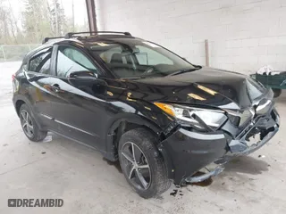 2022 Honda HR-V EX-L with VIN 3CZRU6H72NM719703, listed as a IAAI auction lot 41988989 with 66,468 mi miles. Bid and sale history available at carsss.com. Image 1.