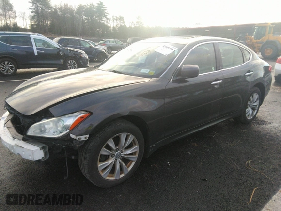 2011 Infiniti M37 with VIN JN1BY1AR6BM374647, listed as a IAAI auction lot 37949396 with 182,645 mi miles. Bid and sale history available at carsss.com. Image 2.