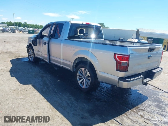 2018 Ford F-150 XL z VIN 1FTEX1CP3JFC11109, wystawiony jako IAAI lot #42196605 z przebiegiem 97 606 mil mil oraz . Historia ofert i sprzedaży dostępna na DreamBid. Obrazek 3.