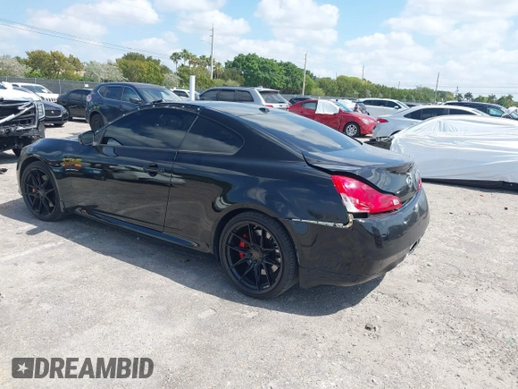 2013 Infiniti G37 Coupe IPL with VIN JN1CV6EK6DM923113, listed as a IAAI auction lot 42114063 with 79,381 mi miles. Bid and sale history available at carsss.com. Image 3.