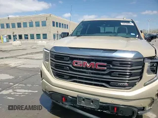 2023 GMC Sierra 1500 AT4 with VIN 1GTUUEE89PZ141446, listed as a Copart auction lot 52630095 with 35,182 mi miles and Salvage title. Bid and sale history available at DreamBid. Image 13.