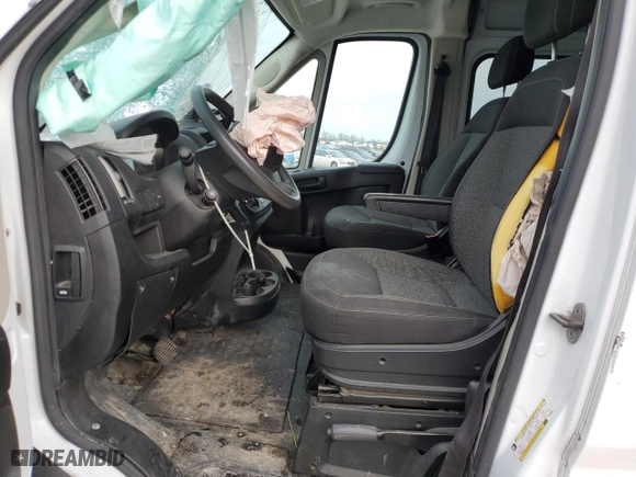2019 Ram ProMaster Cargo Van with VIN 3C6TRVBG9KE528986, listed as a Copart auction lot 42177044 with 36,445 mi miles and Salvage Title. Bid and sale history available at carsss.com. Image 7.