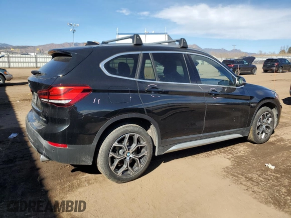 2020 BMW X1 xDrive28i z VIN WBXJG9C04L5P16314, wystawiony jako Copart lot #46709905 z przebiegiem 45 064 mil mil oraz Szkoda całkowita • Salvage title. Historia ofert i sprzedaży dostępna na DreamBid. Obrazek 3.