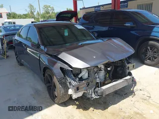 2020 Honda Accord Sport with VIN 1HGCV1F38LA062073, listed as a IAAI auction lot 42256307 with 100,599 mi miles and . Bid and sale history available at DreamBid. Image 1.