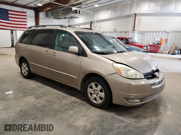 2004 Toyota Sienna XLE z VIN 5TDZA22C74S188042, wystawiony jako Copart lot #57497735 z przebiegiem 297 284 mil mil oraz Nie do naprawy • Non repairable. Historia ofert i sprzedaży dostępna na DreamBid. Obrazek 4.