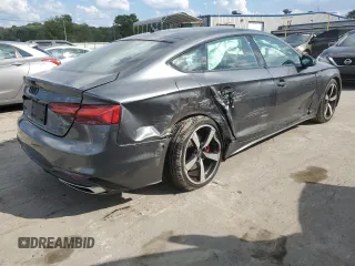 2022 Audi A5 Sportback S line Premium Plus with VIN WAUFACF56NA035507, listed as a Copart auction lot 67329273 with 9,661 mi miles. Bid and sale history available at carsss.com. Image 3.