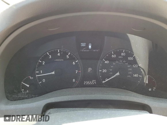 2010 Lexus RX 350 with VIN 2T2BK1BA6AC077960, listed as a Copart auction lot 60544575 with 235,554 mi miles and Salvage title. Bid and sale history available at DreamBid. Image 9.