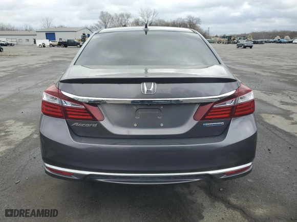2017 Honda Accord Hybrid with VIN JHMCR6F30HC016098, listed as a Copart auction lot 50497225 with 117,988 mi miles and Salvage Title. Bid and sale history available at carsss.com. Image 6.