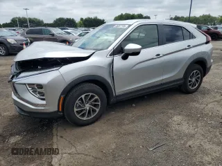 2024 Mitsubishi Eclipse Cross ES with VIN JA4ATUAAXRZ006465, listed as a Copart auction lot 56857195 with 10,065 mi miles and Salvage title. Bid and sale history available at DreamBid. Image 1.