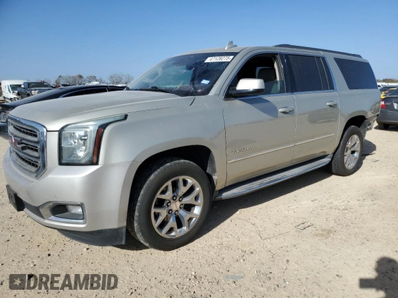 2015 GMC Yukon XL SLT with VIN 1GKS1HKC8FR628117, listed as a Copart auction lot 47128275 with 145,815 mi miles and Non Repairable. Bid and sale history available at carsss.com. Image 1.