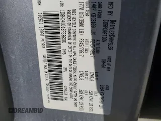 2005 Dodge Durango z VIN 1D8HD48D15F536581, wystawiony jako Copart lot #49892645 z przebiegiem 196 016 mil mil oraz Szkoda całkowita • Salvage title. Historia ofert i sprzedaży dostępna na DreamBid. Obrazek 13.