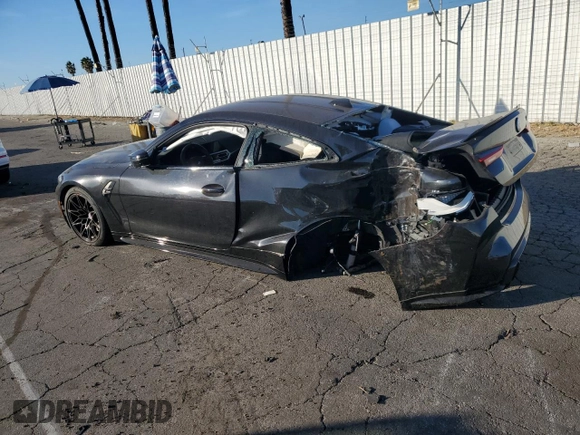 2023 BMW M4 Competition with VIN WBS33AZ09PCM29443, listed as a Copart auction lot 83428514 with 0 mi miles and Salvage Title. Bid and sale history available at carsss.com. Image 2.