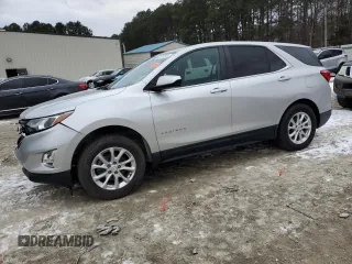 2021 Chevrolet Equinox LT with VIN 3GNAXUEV5MS120961, listed as a Copart auction lot 46077245 with 45,811 mi miles and Salvage title. Bid and sale history available at DreamBid. Image 1.