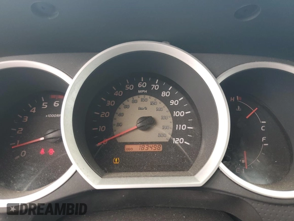 2009 Toyota Tacoma with VIN 3TMMU52N99M014503, listed as a Copart auction lot 55179345 with 183,498 mi miles and Salvage title. Bid and sale history available at DreamBid. Image 9.