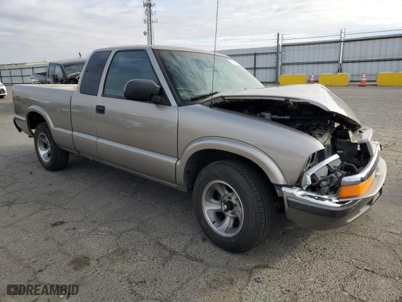 2003 Chevrolet S-10 with VIN 1GCCS19H538214087, listed as a Copart auction lot 78851924 with 0 mi miles and Salvage Title. Bid and sale history available at carsss.com. Image 4.