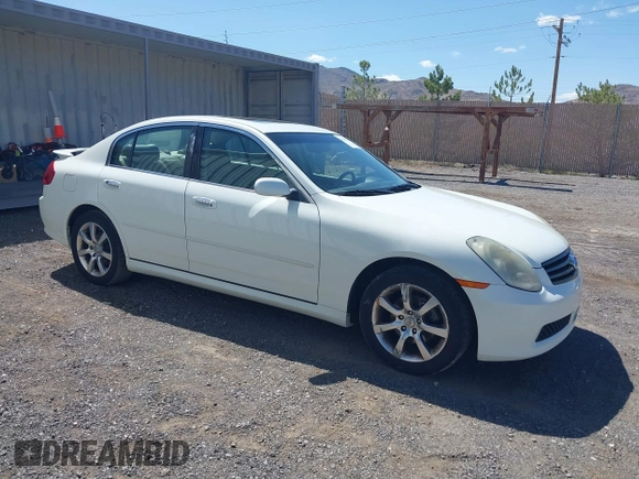 2005 Infiniti G35 z VIN JNKCV51F85M305002, wystawiony jako IAAI lot #42301953 z przebiegiem 161 172 mil mil oraz . Historia ofert i sprzedaży dostępna na DreamBid. Obrazek 1.