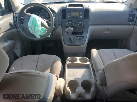 2010 Kia Sedona LX with VIN KNDMG4C34A6340230, listed as a Copart auction lot 67772684 with 142,030 mi miles and Salvage Title. Bid and sale history available at carsss.com. Image 8.