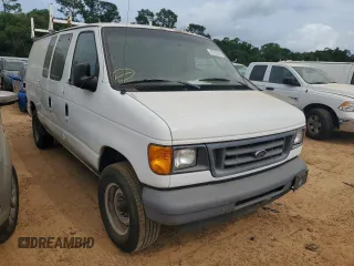 2007 Ford Econoline Cargo Commercial with VIN 1FTNE14W97DB31636, listed as a Copart auction lot 52639435 with Not Provided miles and Clean Title. Bid and sale history available at DreamBid. Image 4.