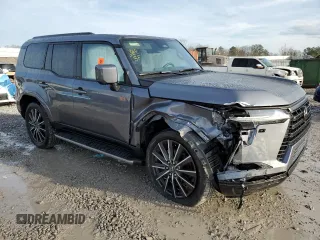 2024 Lexus GX with VIN JTJVBCDX0R5027625, listed as a Copart auction lot 43147135 with 8,533 mi miles and Salvage Title. Bid and sale history available at carsss.com. Image 4.