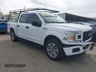 2018 Ford F-150 XL with VIN 1FTEW1EP5JKC55524, listed as a IAAI auction lot 41837730 with 113,058 mi miles. Bid and sale history available at carsss.com. Image 1.