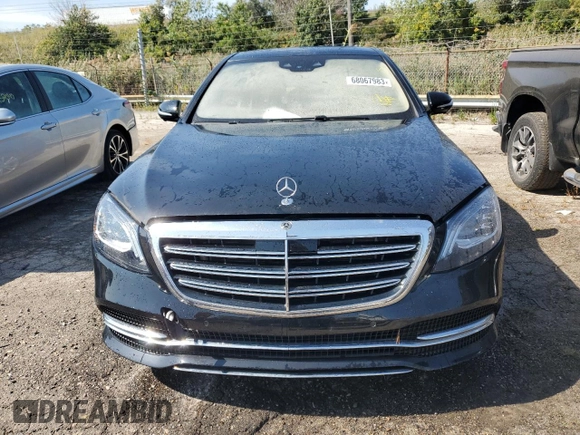 2020 Mercedes-Benz S S 560 with VIN WDDUG8GB7LA524530, listed as a Copart auction lot 68067983 with 36,408 mi miles. Bid and sale history available at carsss.com. Image 5.