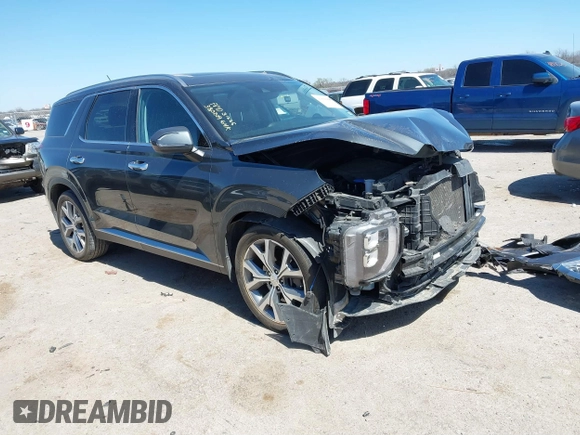 2020 Hyundai Palisade SEL with VIN KM8R34HE7LU091654, listed as a IAAI auction lot 41809048 with 87,984 mi miles and . Bid and sale history available at DreamBid. Image 1.