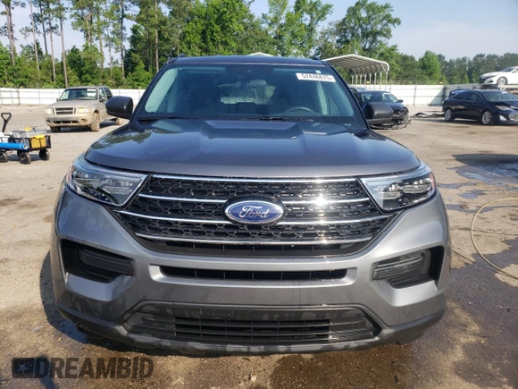 2023 Ford Explorer XLT with VIN 1FMSK7DH9PGB45255, listed as a Copart auction lot 57446875 with 11,782 mi miles and Salvage title. Bid and sale history available at DreamBid. Image 5.