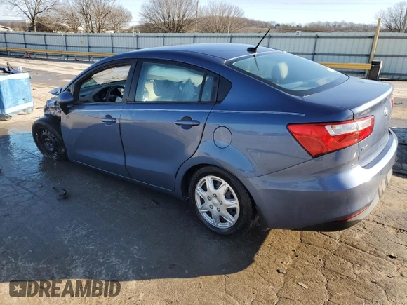 2016 Kia Rio LX with VIN KNADM4A38G6590765, listed as a Copart auction lot 86292164 with 102,741 mi miles and Salvage Title. Bid and sale history available at carsss.com. Image 2.