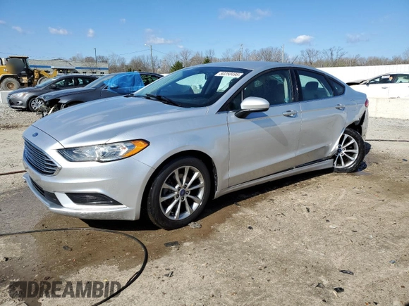 2017 Ford Fusion SE with VIN 3FA6P0HD5HR186567, listed as a Copart auction lot 50250495 with 61,053 mi miles and Salvage title. Bid and sale history available at DreamBid. Image 1.