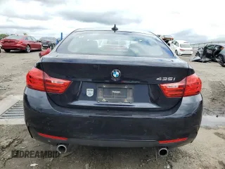 2015 BMW 4 Series 435i with VIN WBA4B1C56FD955408, listed as a Copart auction lot 57146495 with 81,258 mi miles and Salvage title. Bid and sale history available at DreamBid. Image 6.