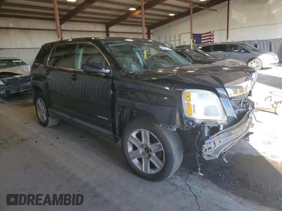 2010 GMC Terrain SLE-1 with VIN 2CTFLCEW4A6287713, listed as a Copart auction lot 80363324 with 0 mi miles and Salvage Title. Bid and sale history available at carsss.com. Image 4.