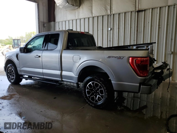 2021 Ford F-150 XL with VIN 1FTEX1EP6MFC95394, listed as a Copart auction lot 56753255 with 57,647 mi miles and Non repairable. Bid and sale history available at DreamBid. Image 2.