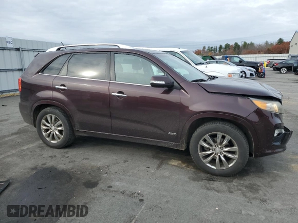 2012 Kia Sorento SX with VIN 5XYKWDA25CG192917, listed as a Copart auction lot 78385644 with 128,646 mi miles and Salvage Title. Bid and sale history available at carsss.com. Image 4.