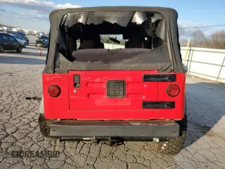 2006 Jeep Wrangler SE with VIN 1J4FA29136P756544, listed as a Copart auction lot 89125545 with 124,066 mi miles and Salvage Title. Bid and sale history available at carsss.com. Image 6.