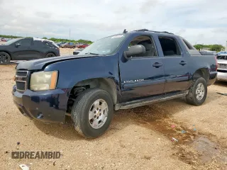 2007 Chevrolet Avalanche 3LT z VIN 3GNEC12097G134339, wystawiony jako Copart lot #59045275 z przebiegiem Nie podano mil oraz Szkoda całkowita • Salvage title. Historia ofert i sprzedaży dostępna na DreamBid. Obrazek 1.
