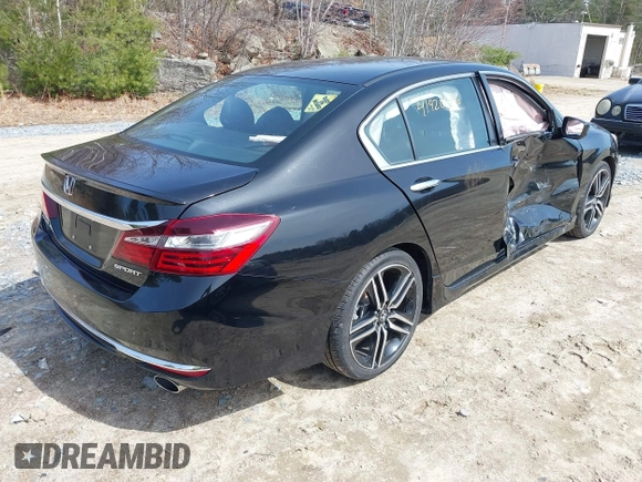 2016 Honda Accord Sport with VIN 1HGCR2F50GA175811, listed as a IAAI auction lot 41920626 with 72,826 mi miles and . Bid and sale history available at DreamBid. Image 4.