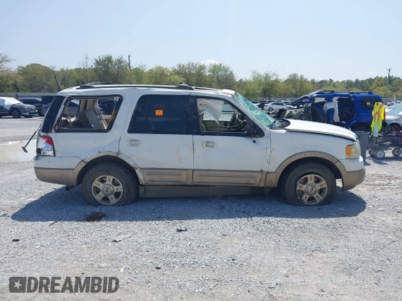 2003 Ford Expedition Eddie Bauer with VIN 1FMFU18LX3LC55692, listed as a IAAI auction lot 41913797 with 343,780 mi miles. Bid and sale history available at carsss.com. Image 13.